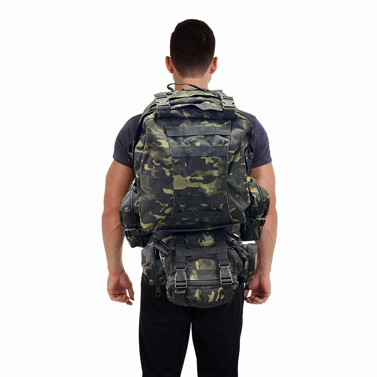 Morral Militar Grande 56 Litros Táctico Asalto Camping MM238