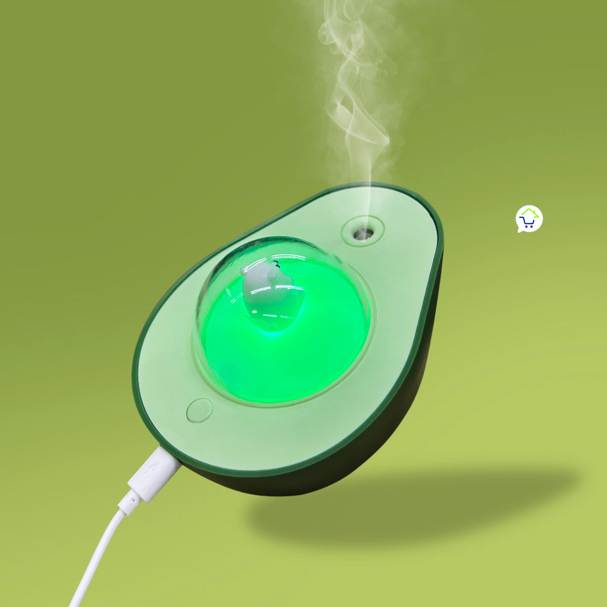 Humidificador De Aguacate Difusor De Aromas y Luces RGB PVT-SQ001