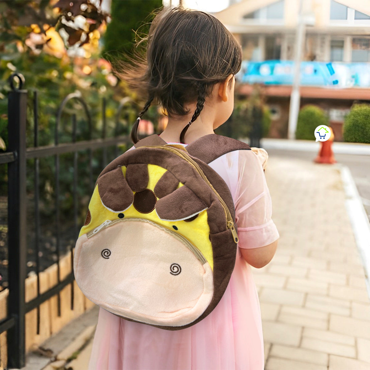 Mochila Infantil De Peluche Con Divertidos Diseños De Morral Bolso Animales G-1064-6