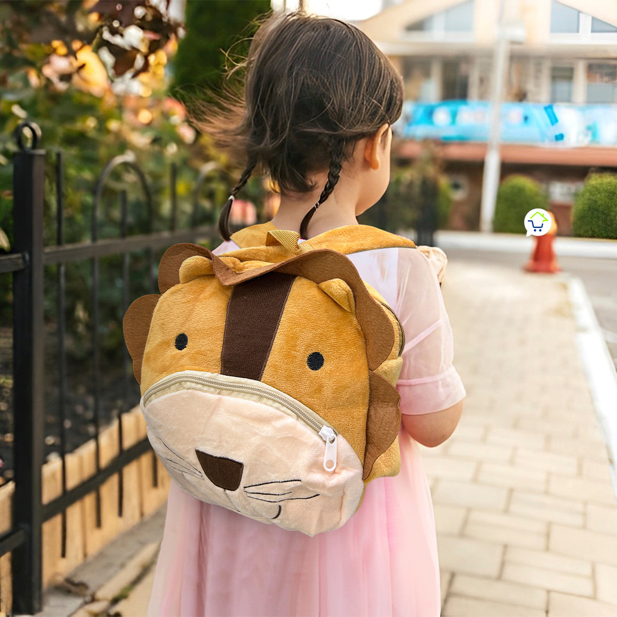 Mochila Infantil De Peluche Con Divertidos Diseños De Animales  G-1064-6