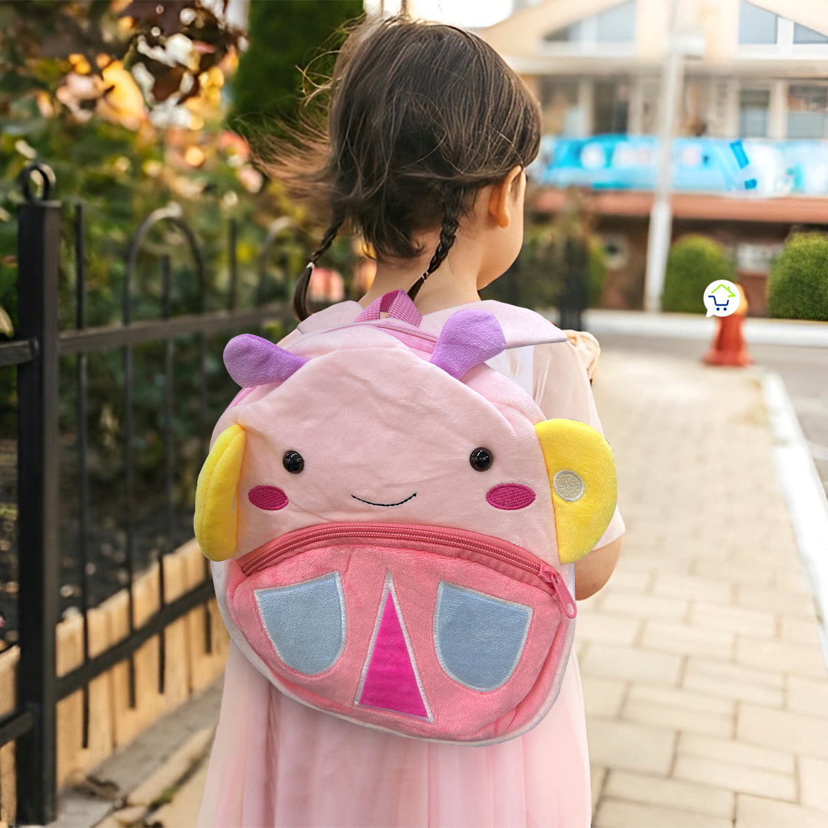 Mochila Infantil De Peluche Con Divertidos Diseños De Morral Bolso Animales G-1064-6