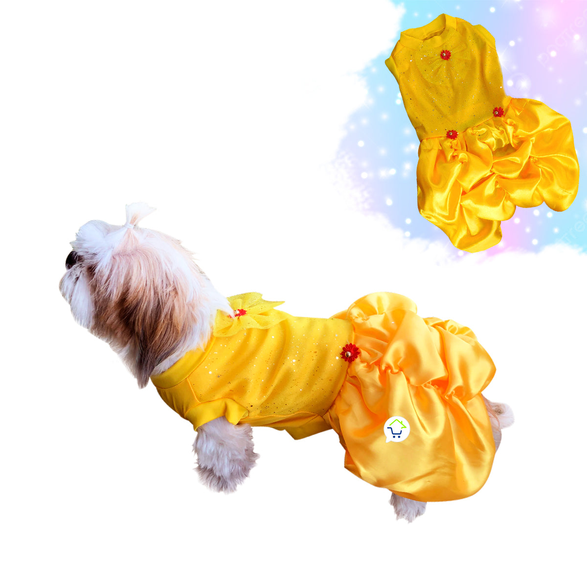 Disfraz Para Mascotas De Princesa Para Perro Gato Halloween GD01BELL