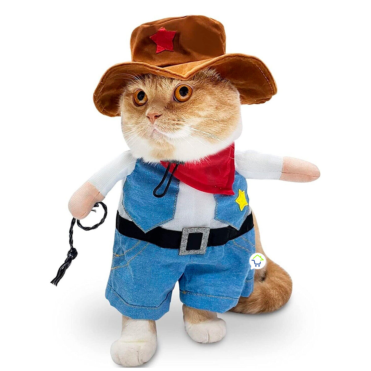 Disfraz De Vaquero Mascotas Perro Gato Halloween TV52