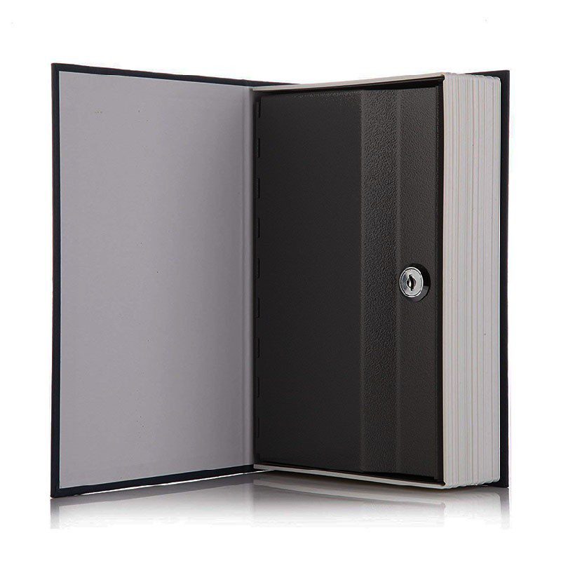 Caja Fuerte De Seguridad Tipo Libro Diccionario + 2 Llaves RF 802