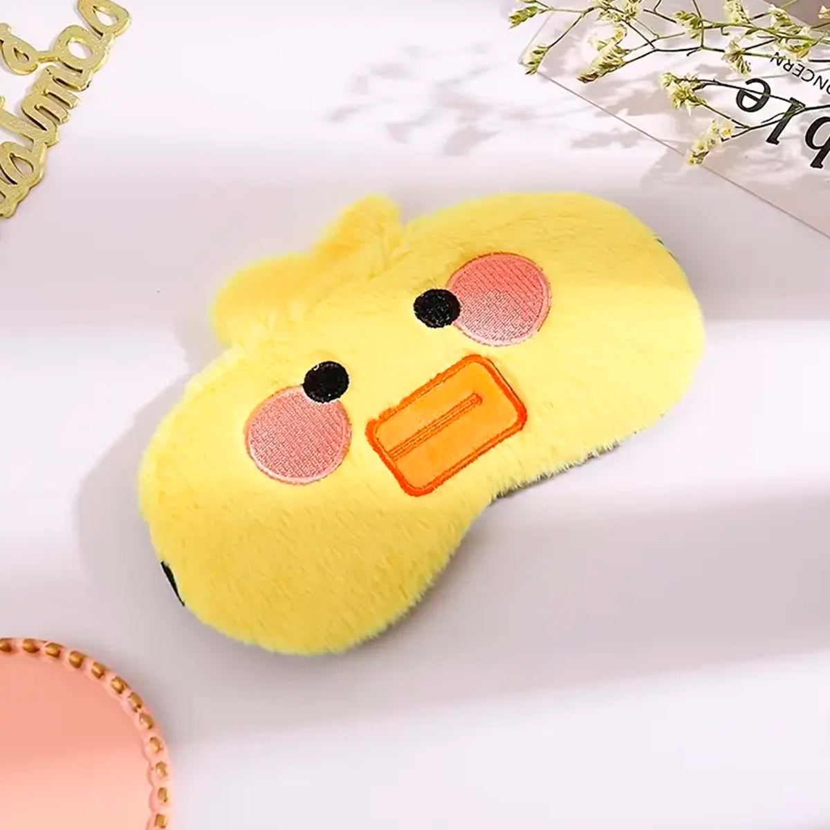 Antifaz Kawaii De Peluche para Dormir Máscara Diseño Animal H3082-3