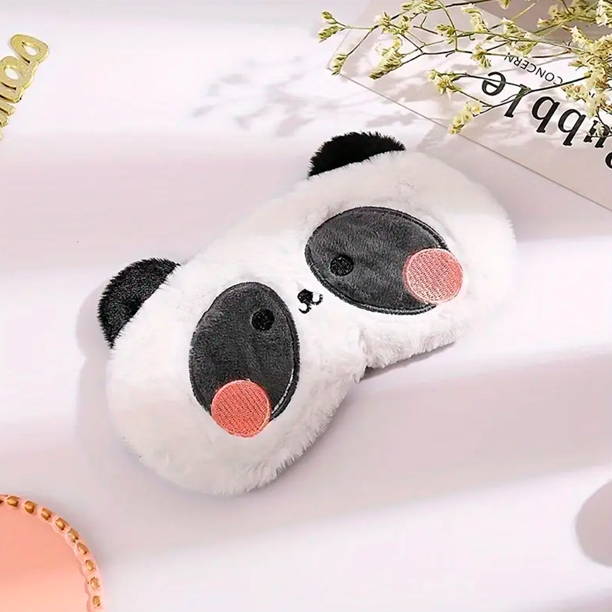 Antifaz Kawaii De Peluche para Dormir Máscara Diseño Animal H3082-3