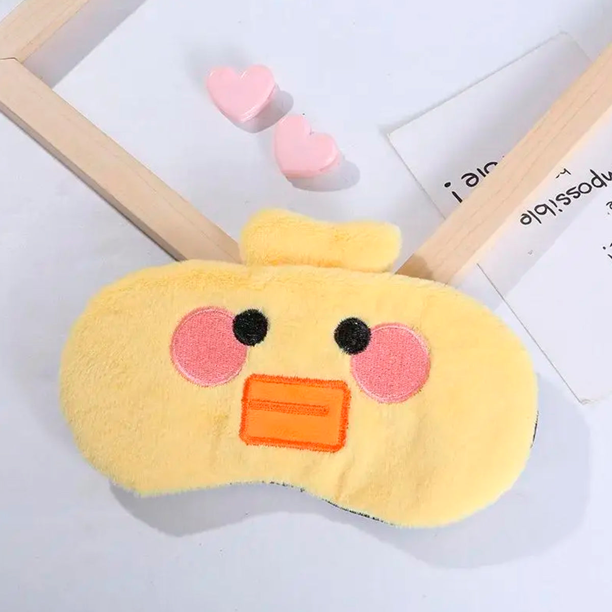 Antifaz Kawaii De Peluche para Dormir Máscara Diseño Animal H3082-3
