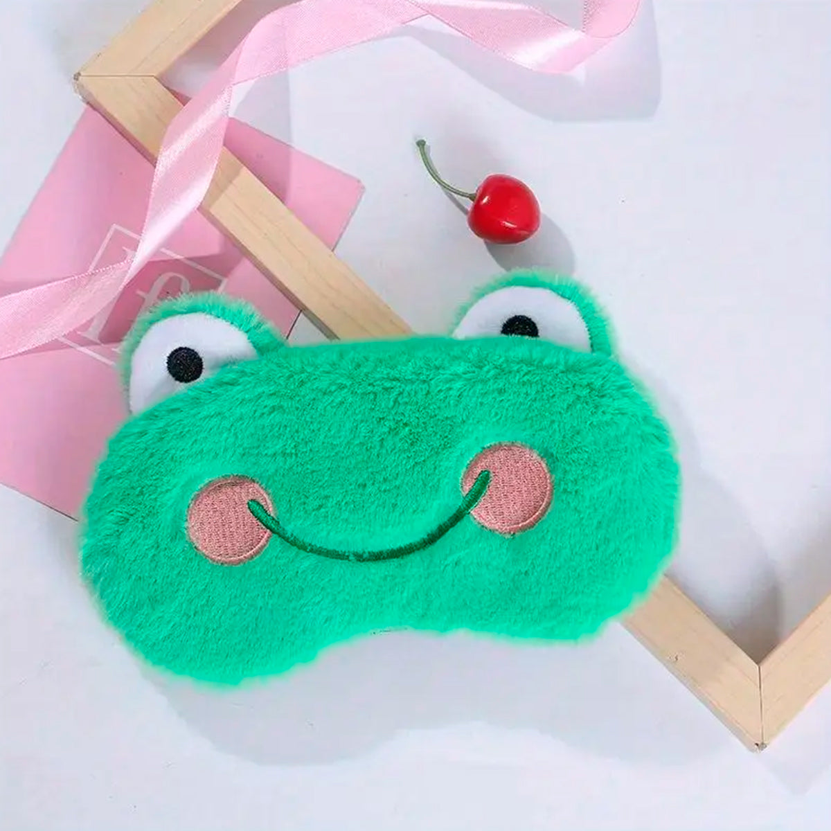 Antifaz Kawaii De Peluche para Dormir Máscara Diseño Animal H3082-3