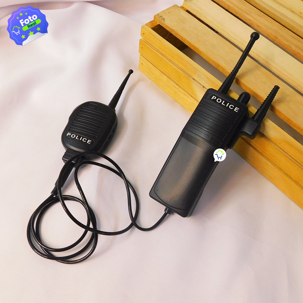 Walkie Talkie De Policía Falso Intercomunicador Disfraz Halloween AF608