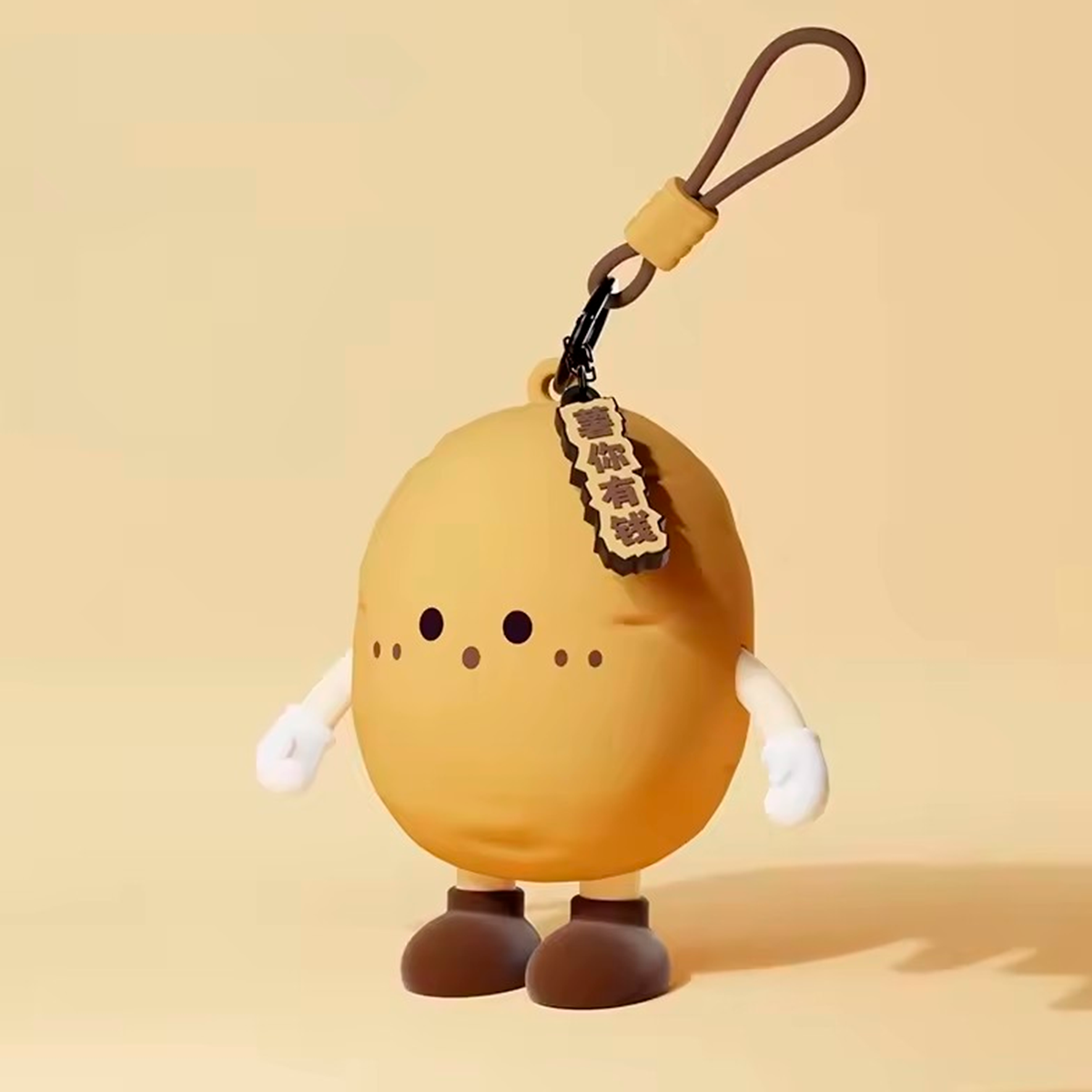 Monedero De Silicona Kawaii Comida Portaobjetos Colgante QBT133