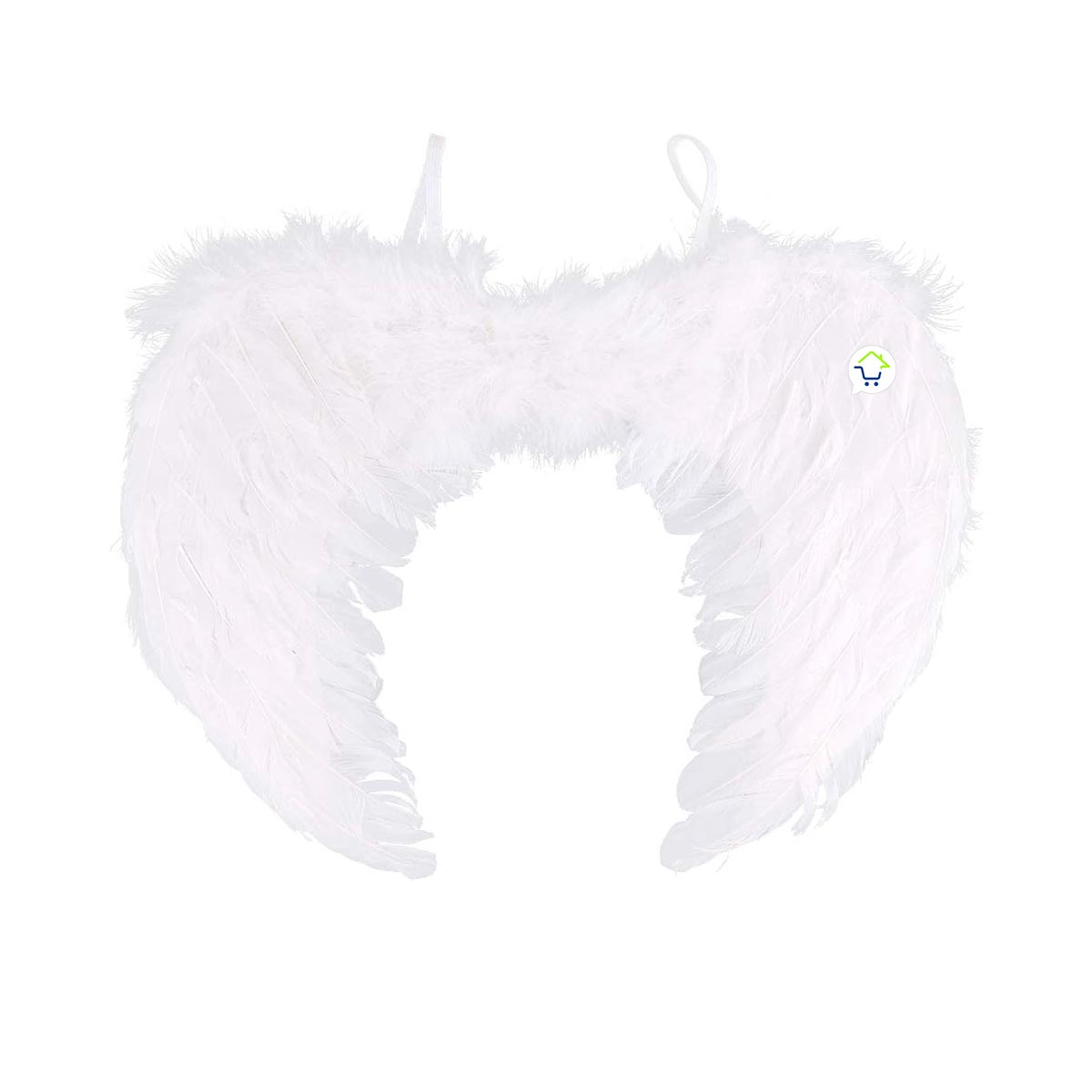 Alas Ángel Pequeñas Blancas Plumas Realistas Disfraz Halloween AF-481