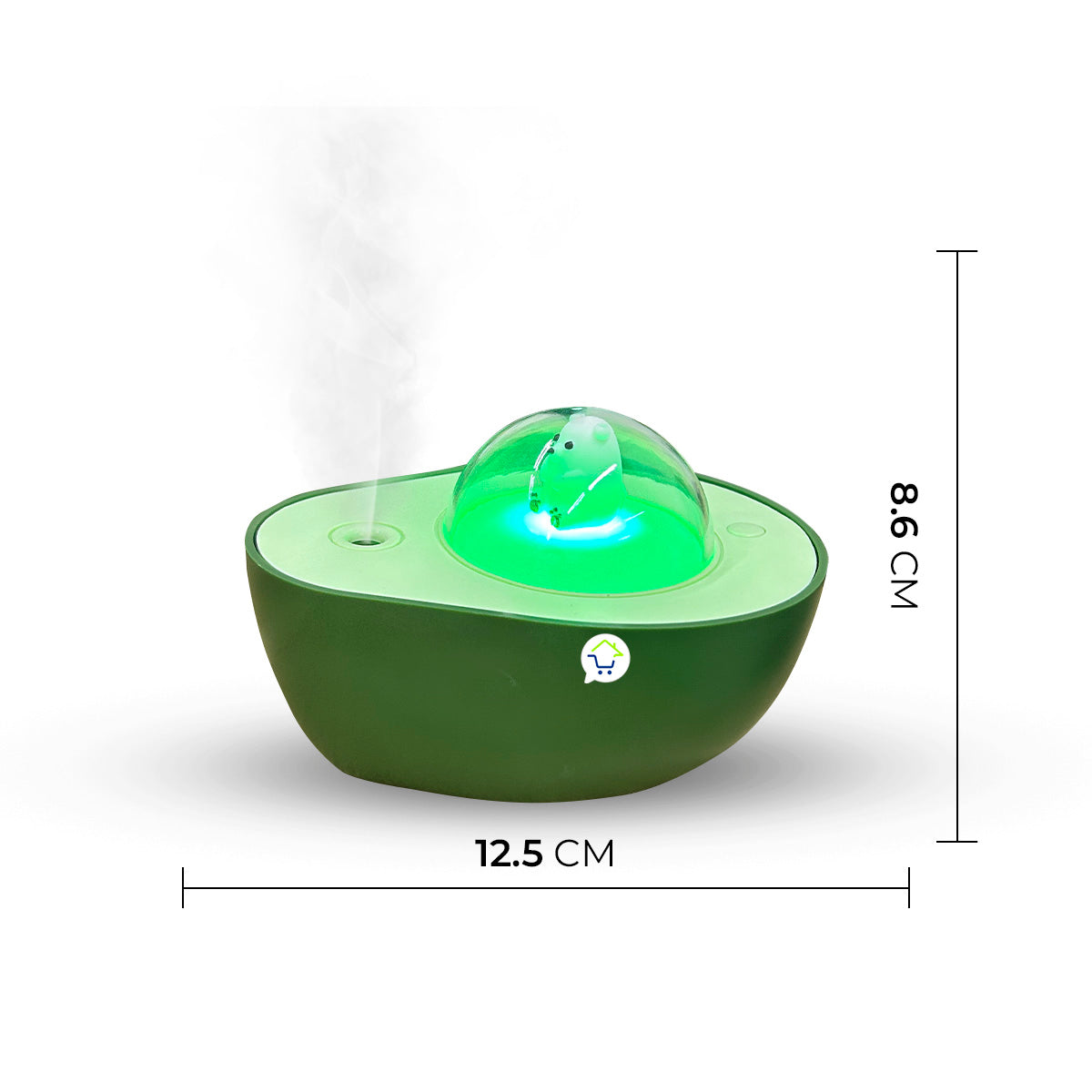 Humidificador De Aguacate Difusor De Aromas y Luces RGB PVT-SQ001