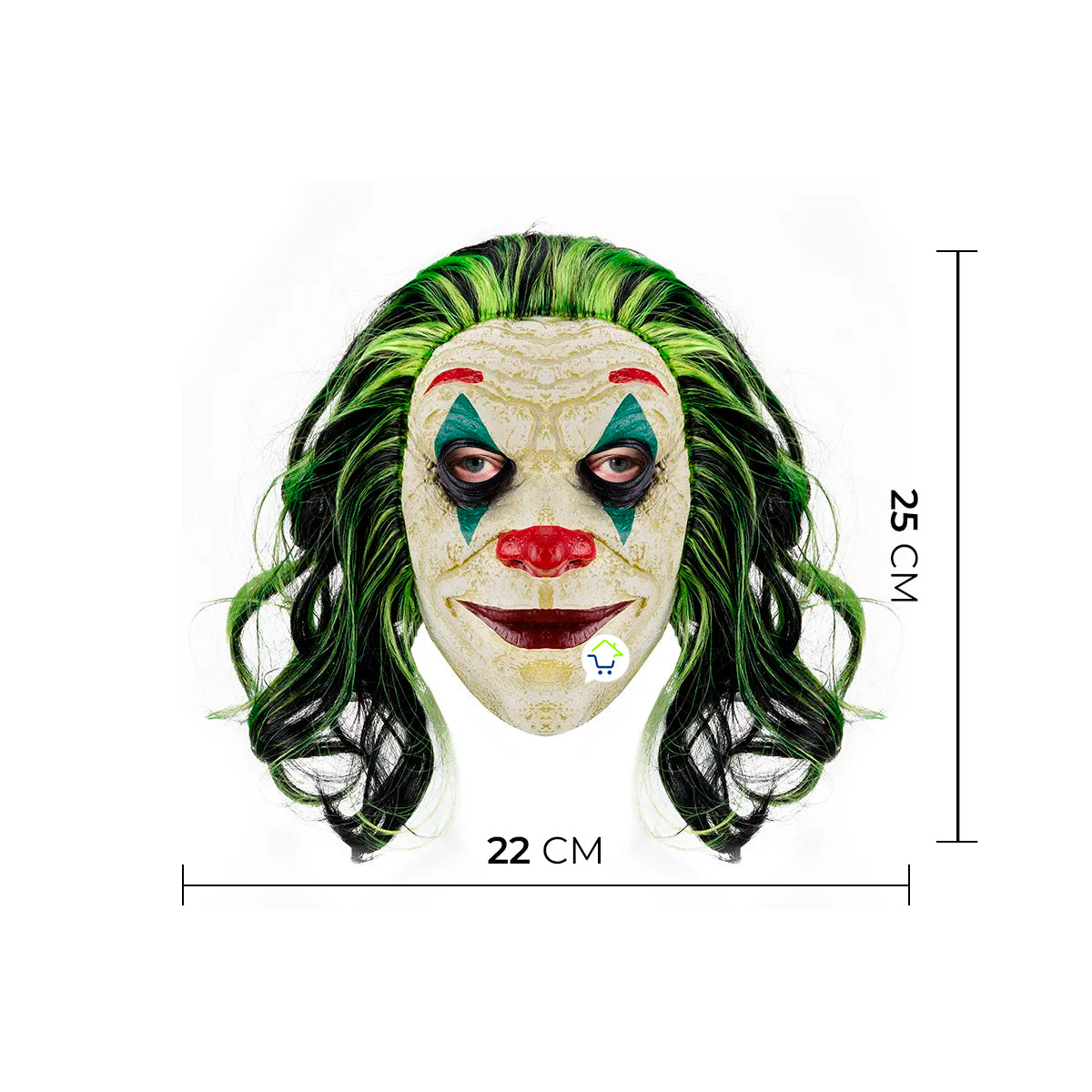 Máscara De Payaso Látex Halloween Disfraz OF-631