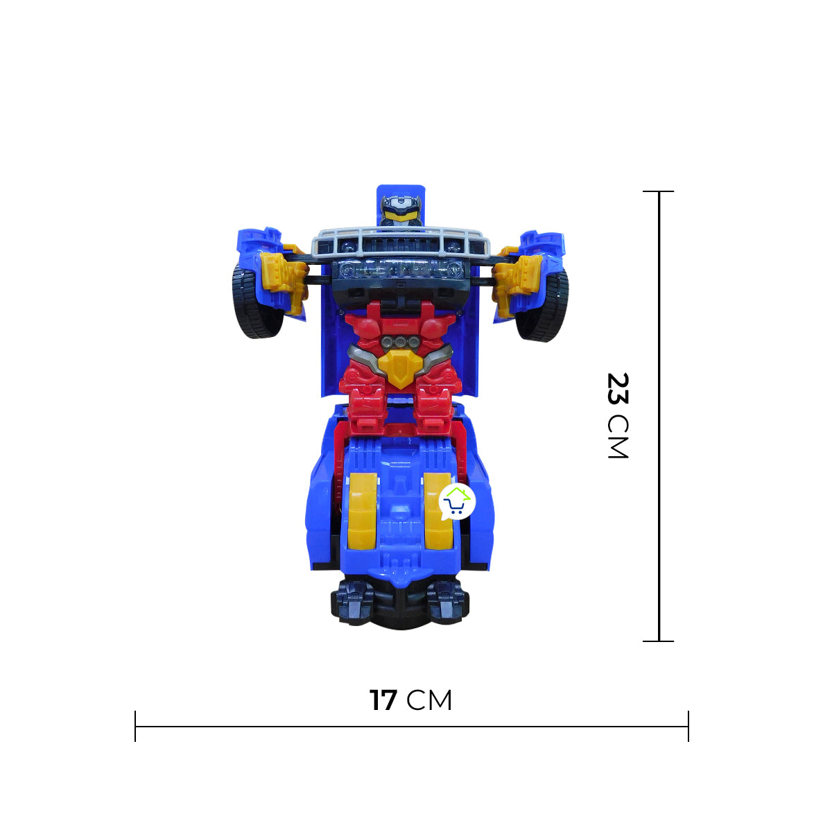 Carro Transformer 2 en 1 Guerrero Luces Y Sonido Juguete 8811-5