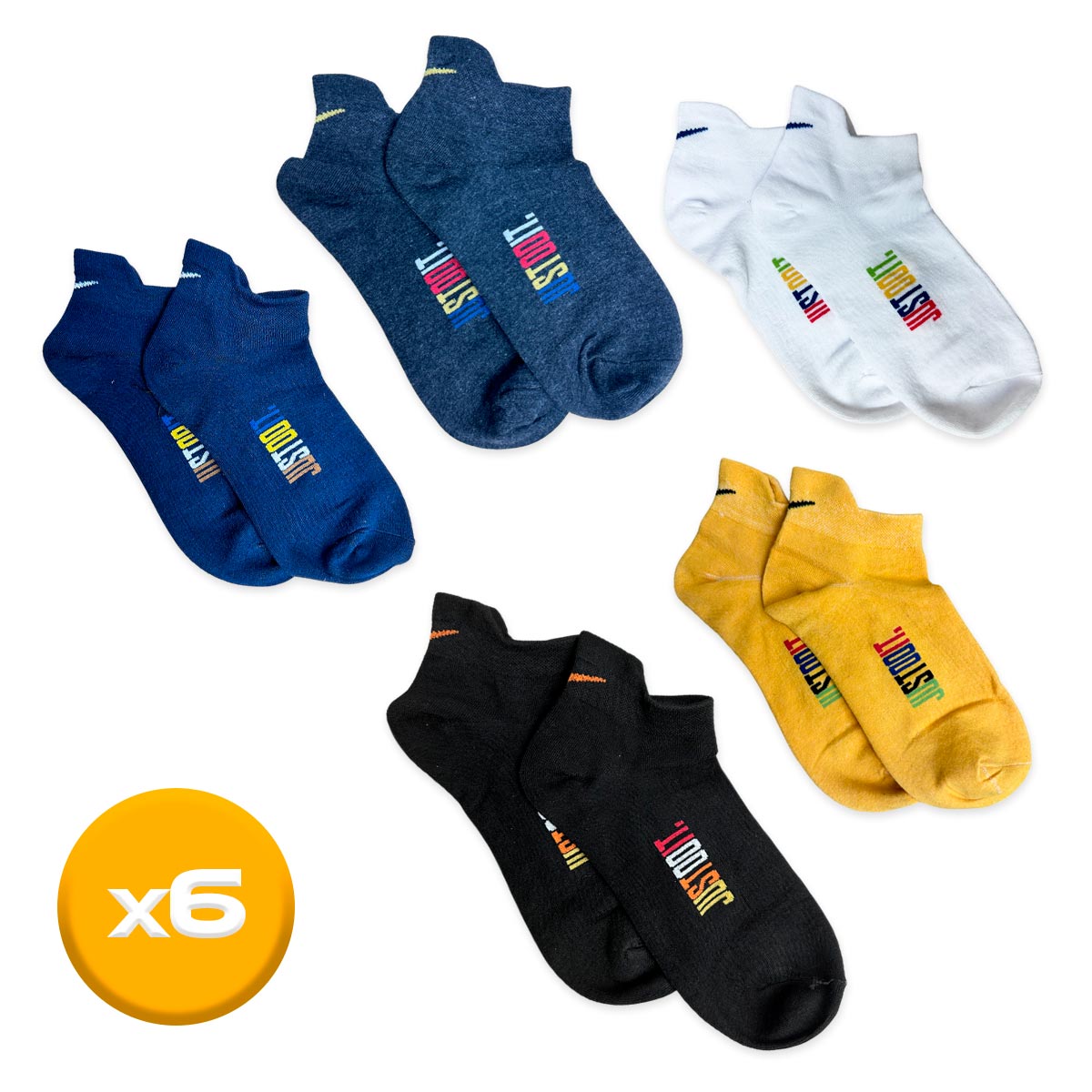 Medias Tobilleras Nike AAA Unisex Adultos x3/x6 MTNK-x3x6