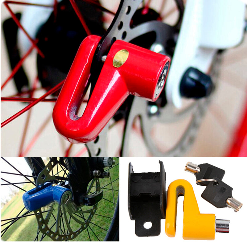 Candado Freno De Disco Para Motos Bicicletas Anti Robo + Estuche! AE467