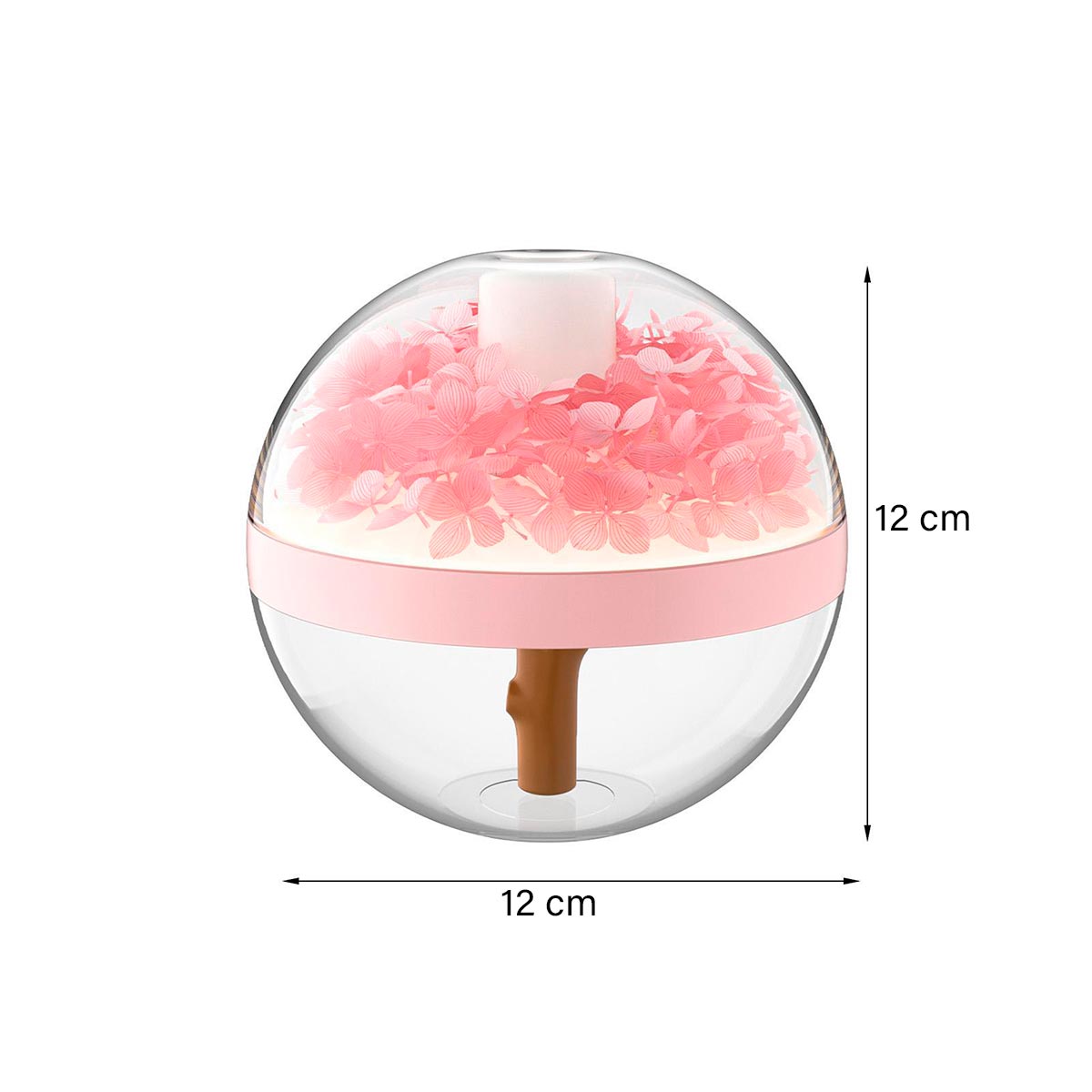 Humidificador Flores LED Ambientador Difusor Aromas Luminoso LLD-J225