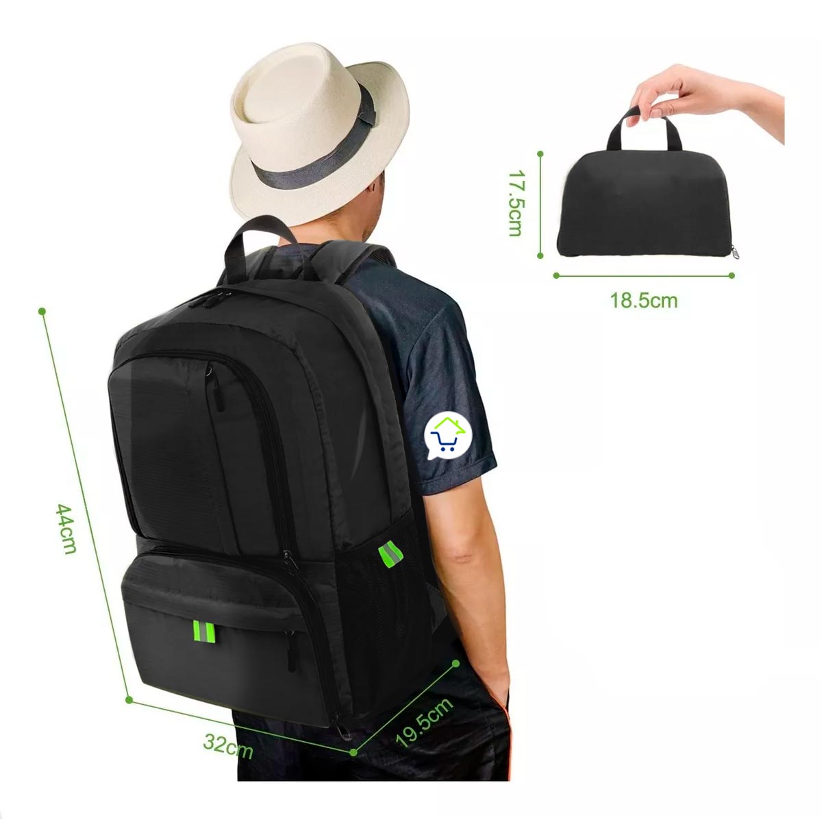 Morral Impermeable Plegable Para Viajar EA-1954