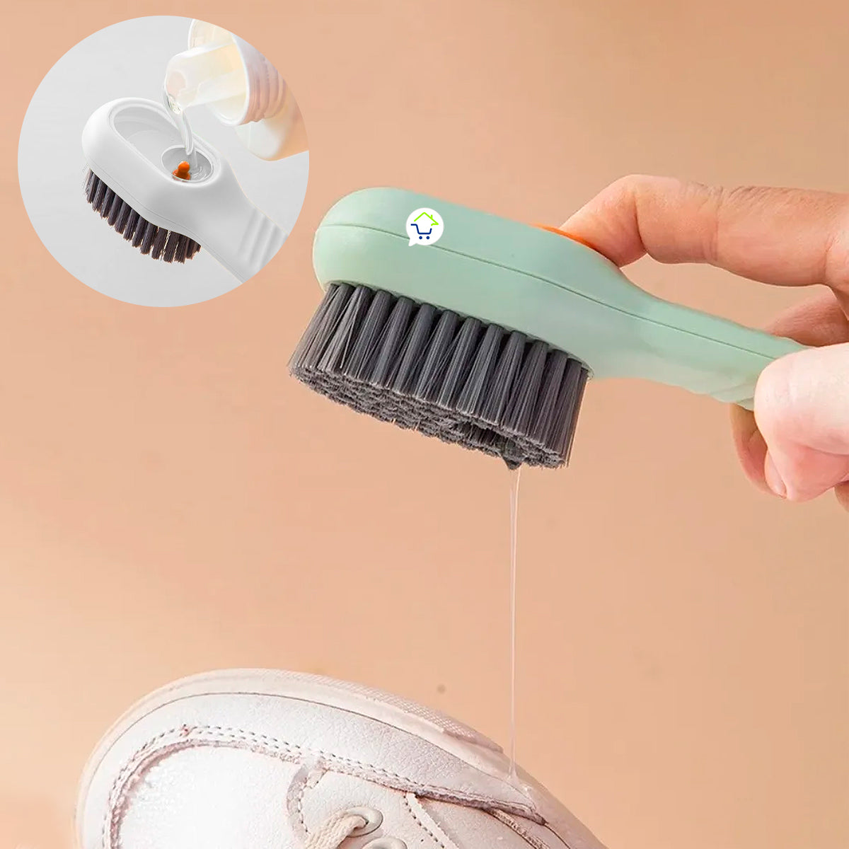 Mini Cepillo Dispensador Jabón CEP02