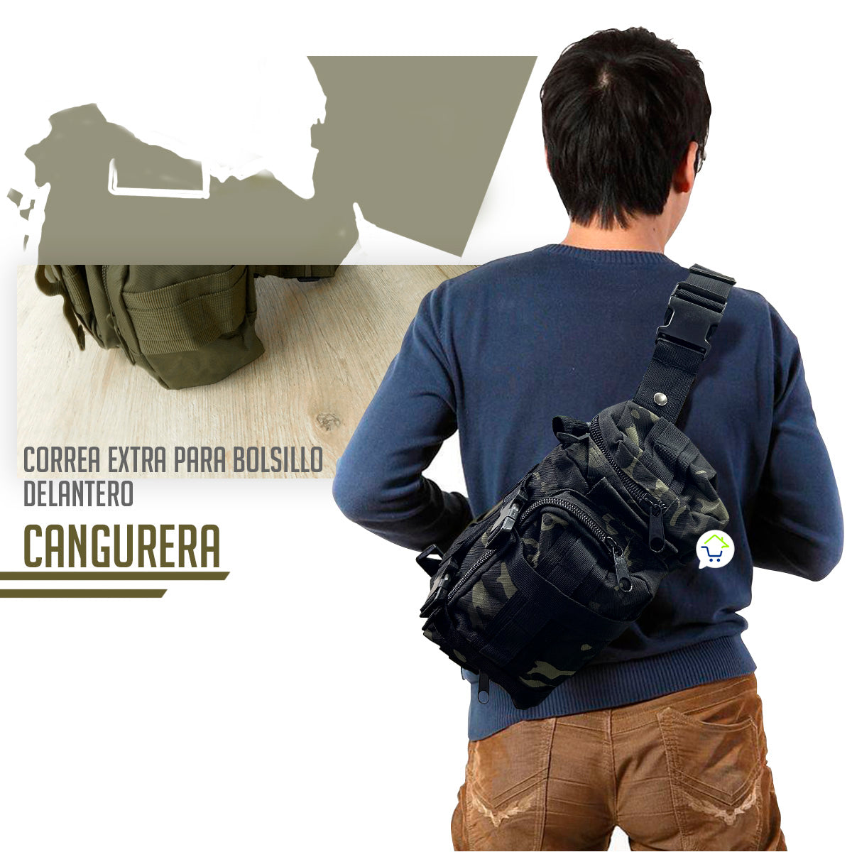 Morral Militar Grande 56 Litros Táctico Asalto Camping MM238