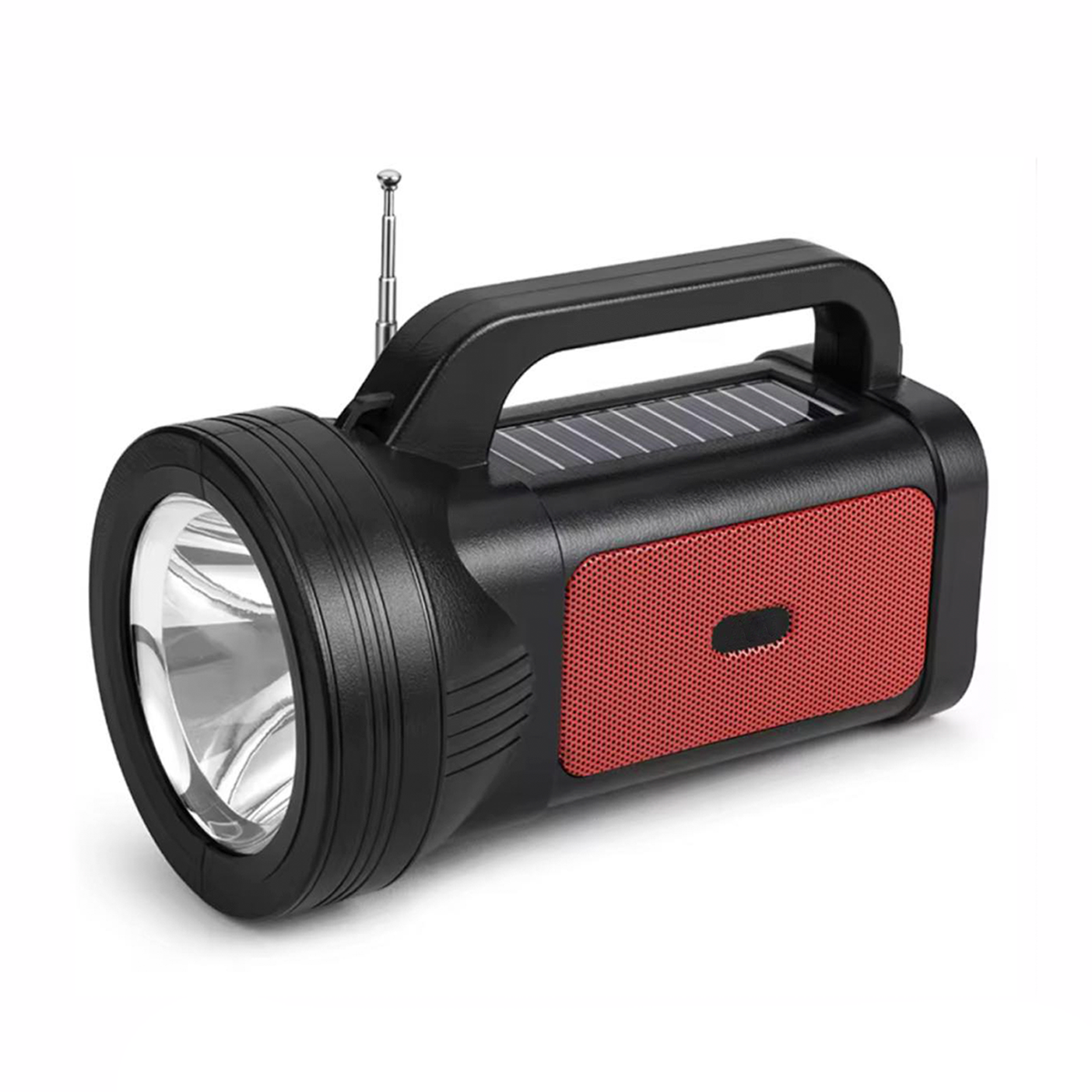 Radio Parlante Bluetooth con Linterna LED y Panel Solar Recargable USB FM YG-A35