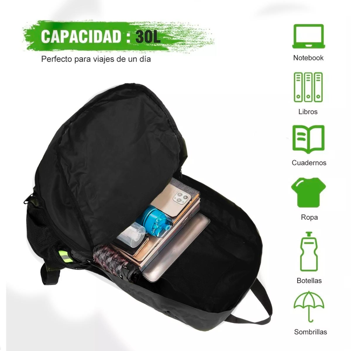 Morral Impermeable Plegable Para Viajar EA-1954