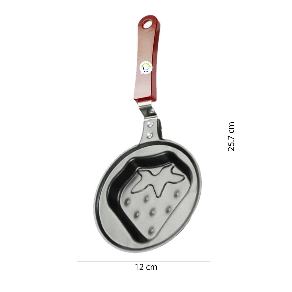 Set x2 Sartén Antiadherente Molde Figuras Cacerola Huevos Panqueques PHP0067