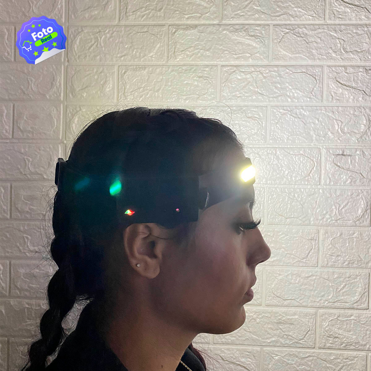 Linterna Minera Led Ajustable + Sensor de Proximidad Recargable Led de Cabeza HK-005