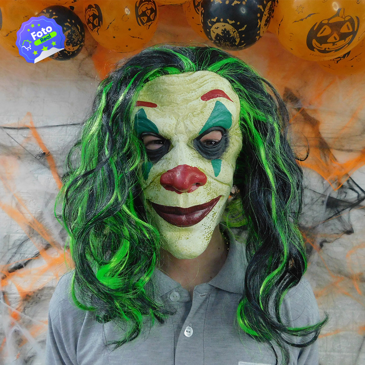 Máscara De Payaso Látex Halloween Disfraz OF-631