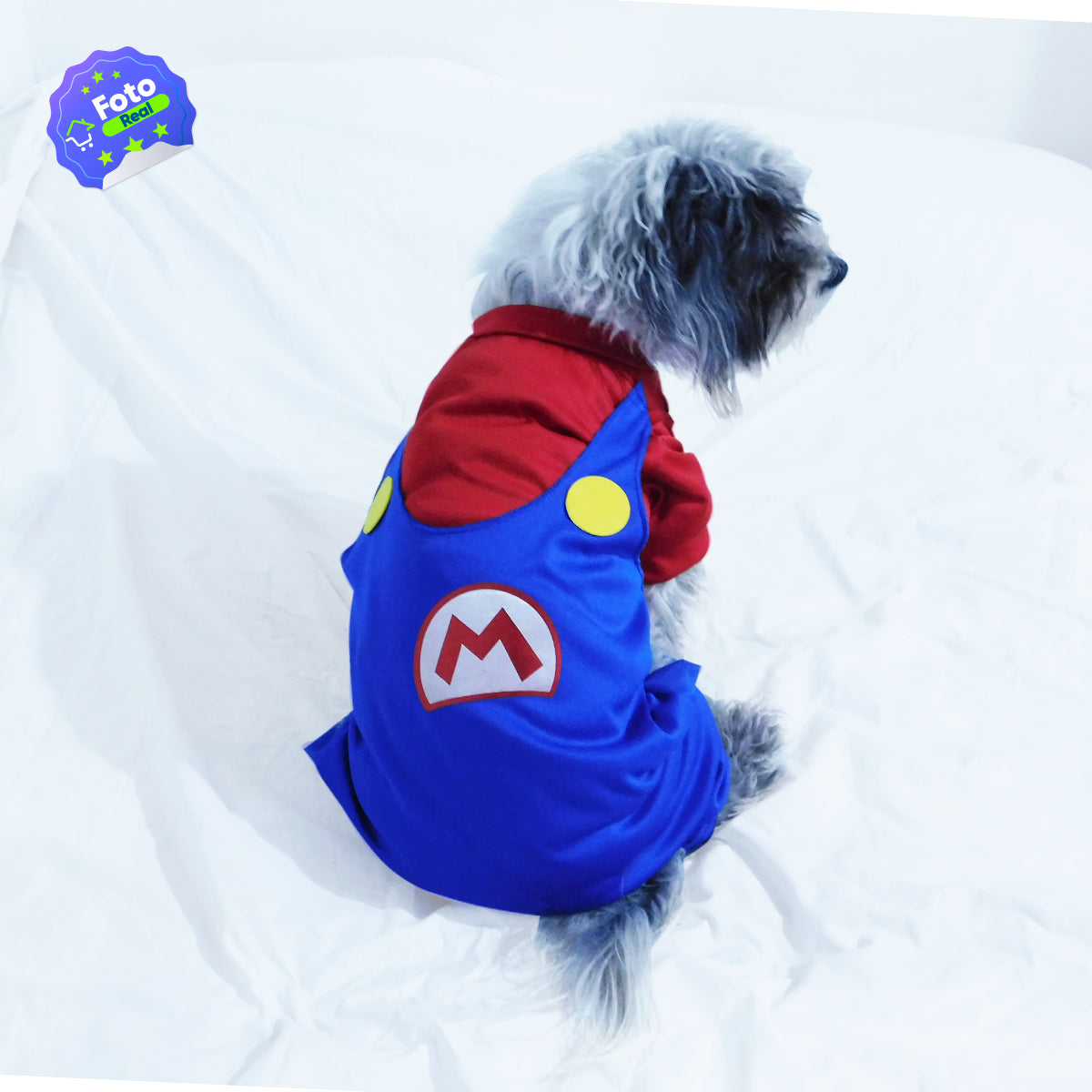 Disfraz Para Mascotas De Mario Bros Perro Gato Halloween GD01MBROS