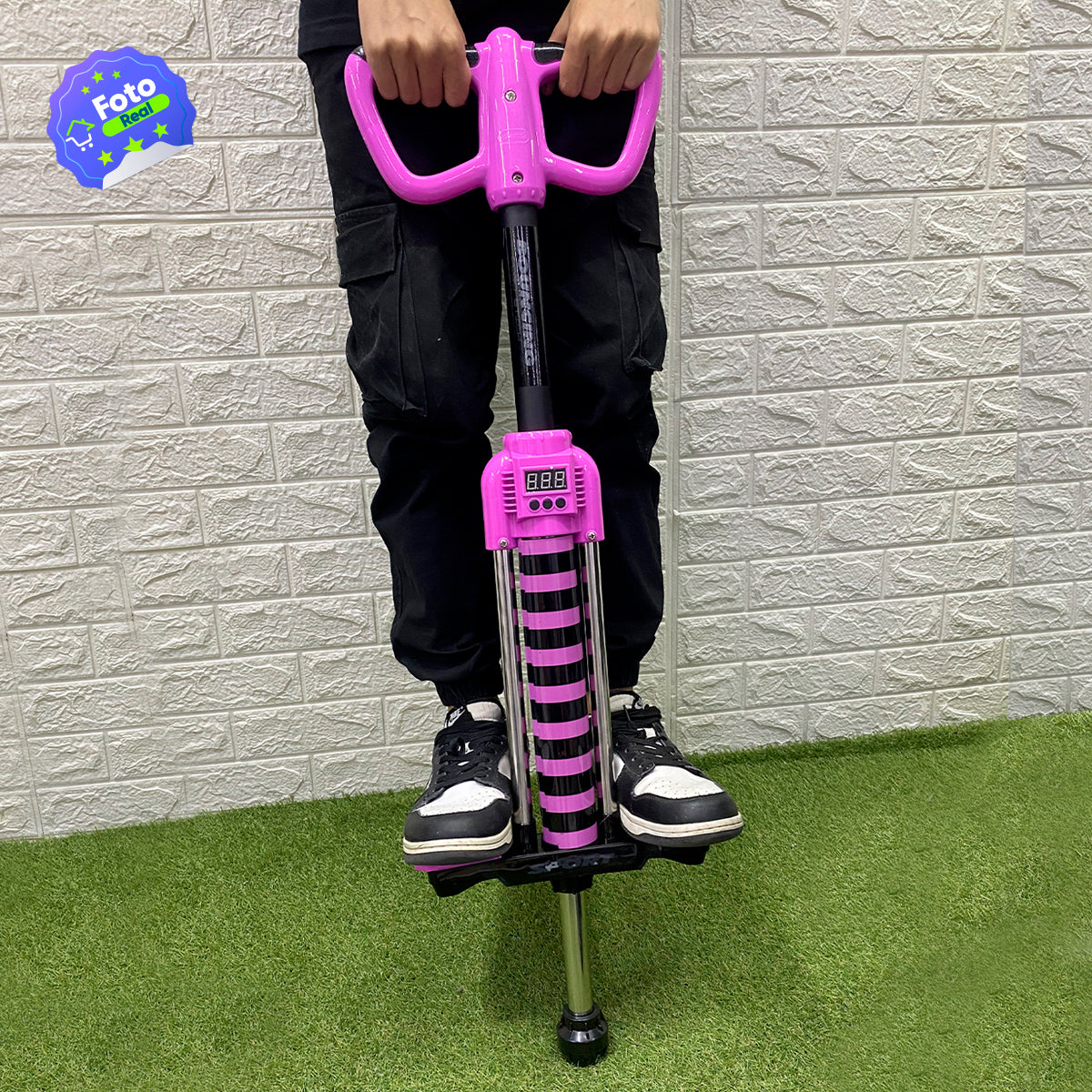 Juguete Saltarín Pogo Stick Saltador Contador Digital 658A
