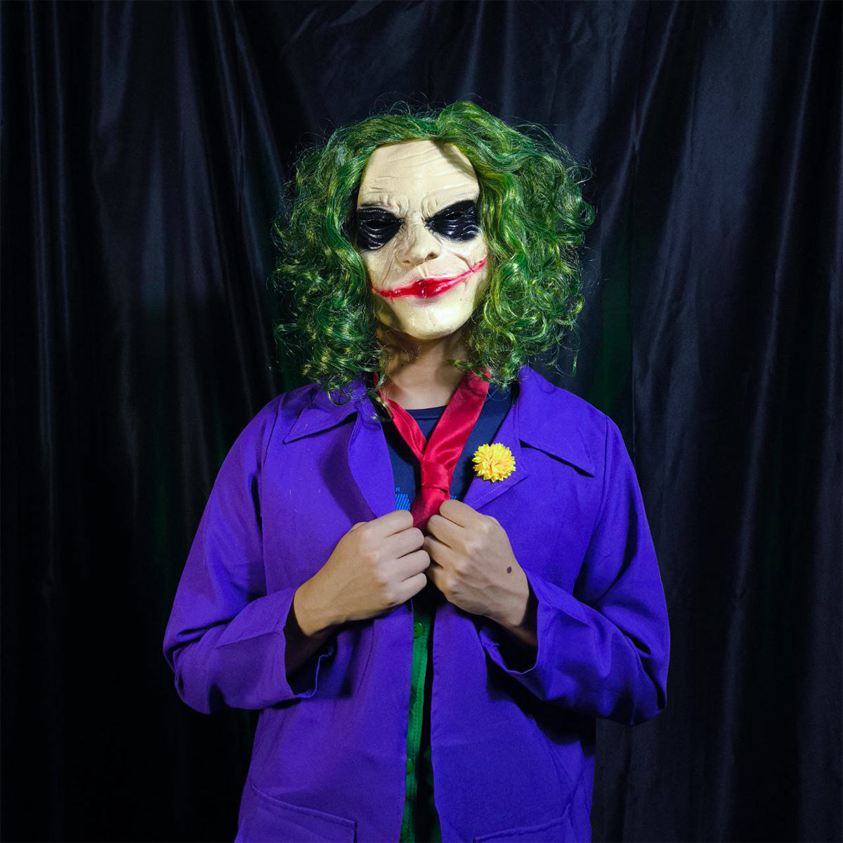 Máscara Guasón Joker Realista Látex Disfraz Terror Cosplay Halloween AT287-JO