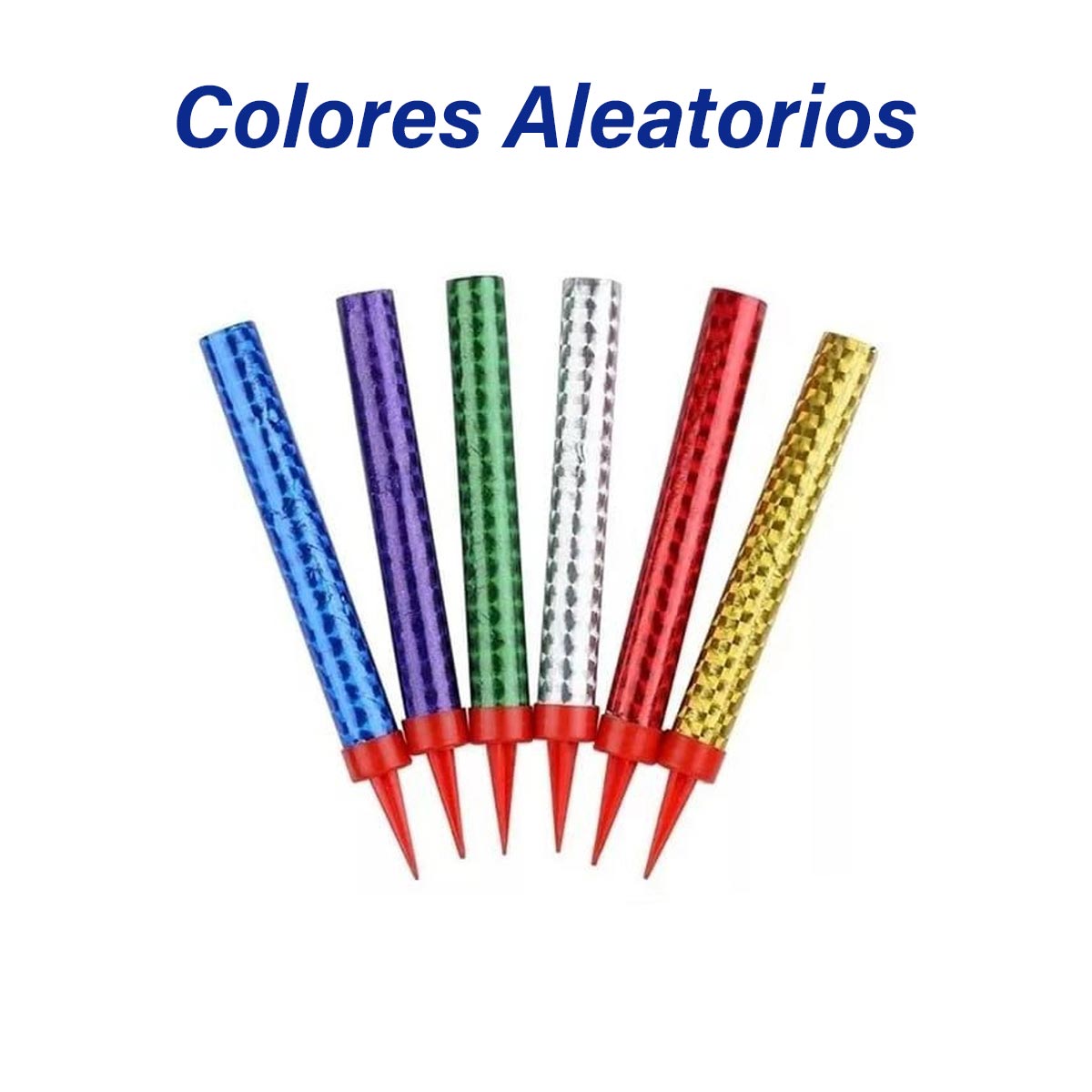 Velas Volcán Mágicas X6 Para Cumpleaños 1 Minuto WF9012