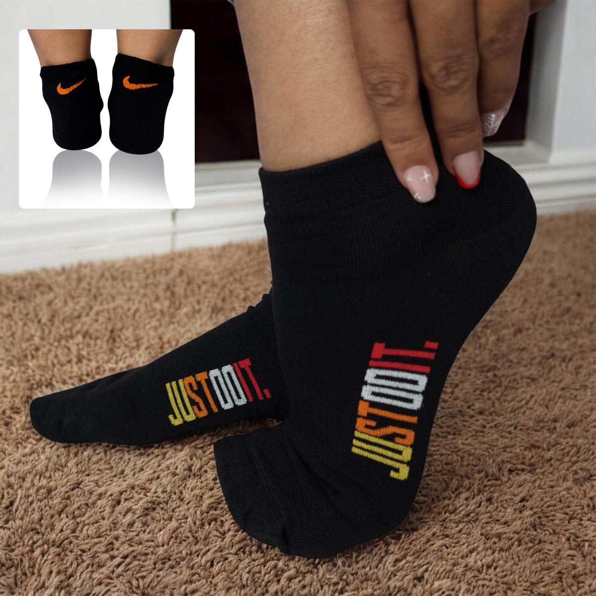 Medias Tobilleras Nike AAA Unisex Adultos x3/x6 MTNK-x3x6