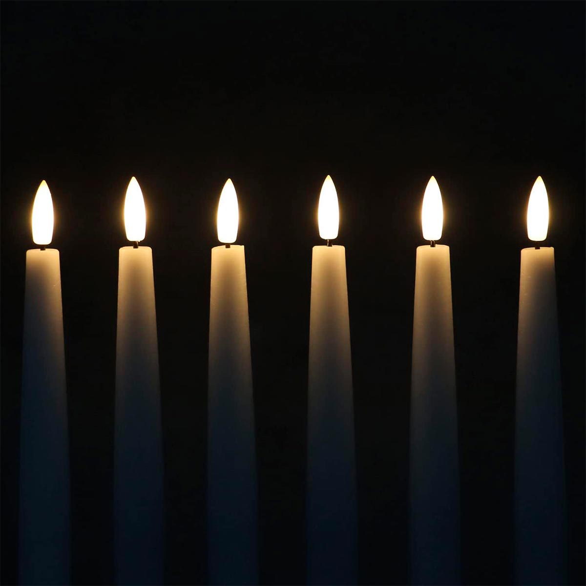 Vela Larga LED x2 Decorativa Efecto Real 830-33