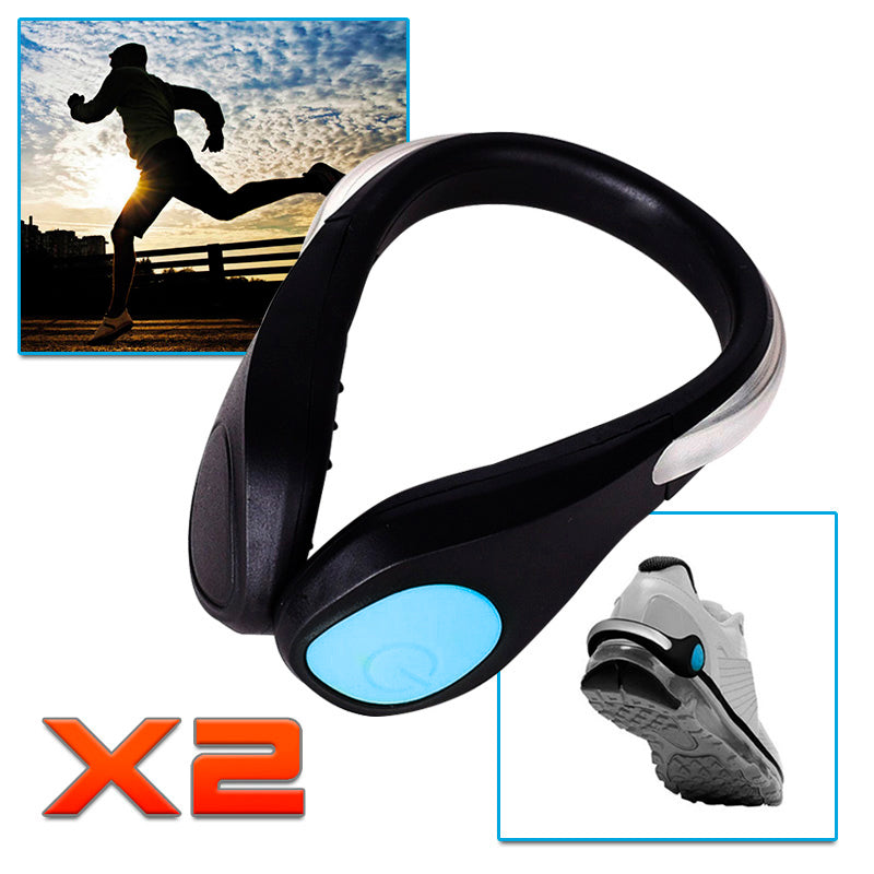 Luz LED Impermeable Clip Para Zapatos Deportes Ciclismo Correr JN201
