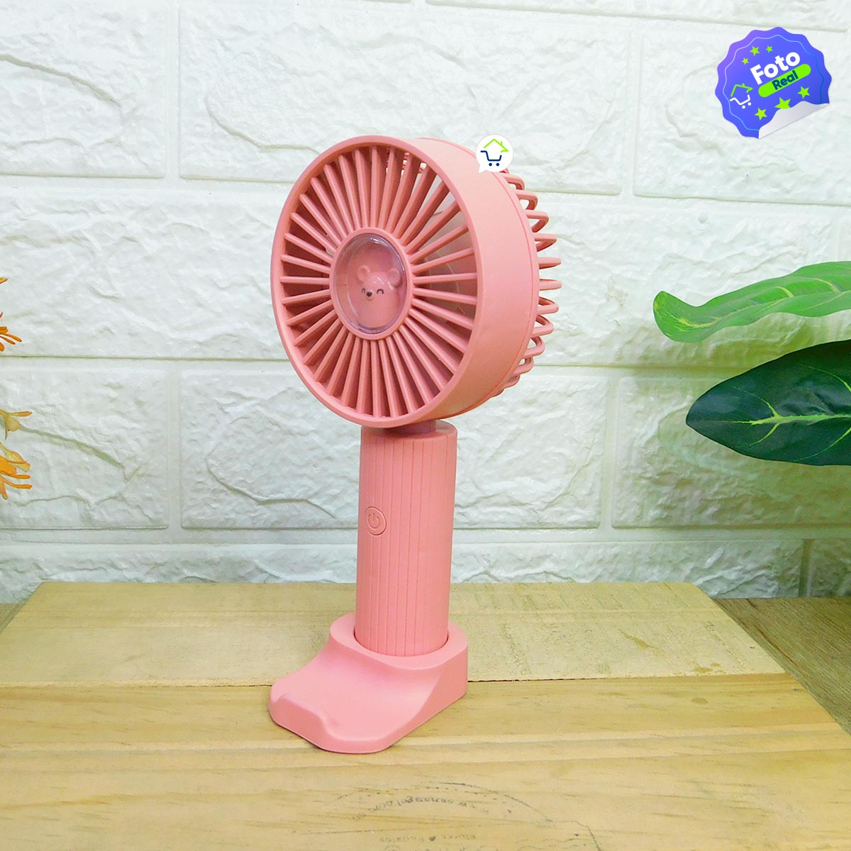 Mini Ventilador De Mano Recargable Soporte Base Celular SQ321