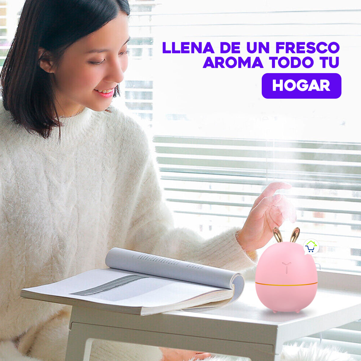 Humidificador Aromatizador Difusor Aroma Luz LED QH806