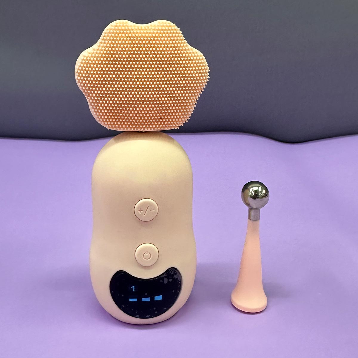 Masajeador Limpiador Facial 2 En 1 Cuidado Rostro KM-293