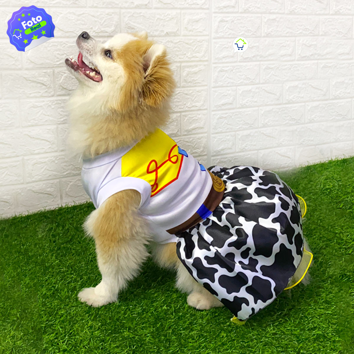 Disfraz Para Mascotas De Vaquera Perro Gato Halloween GD01VAQUE