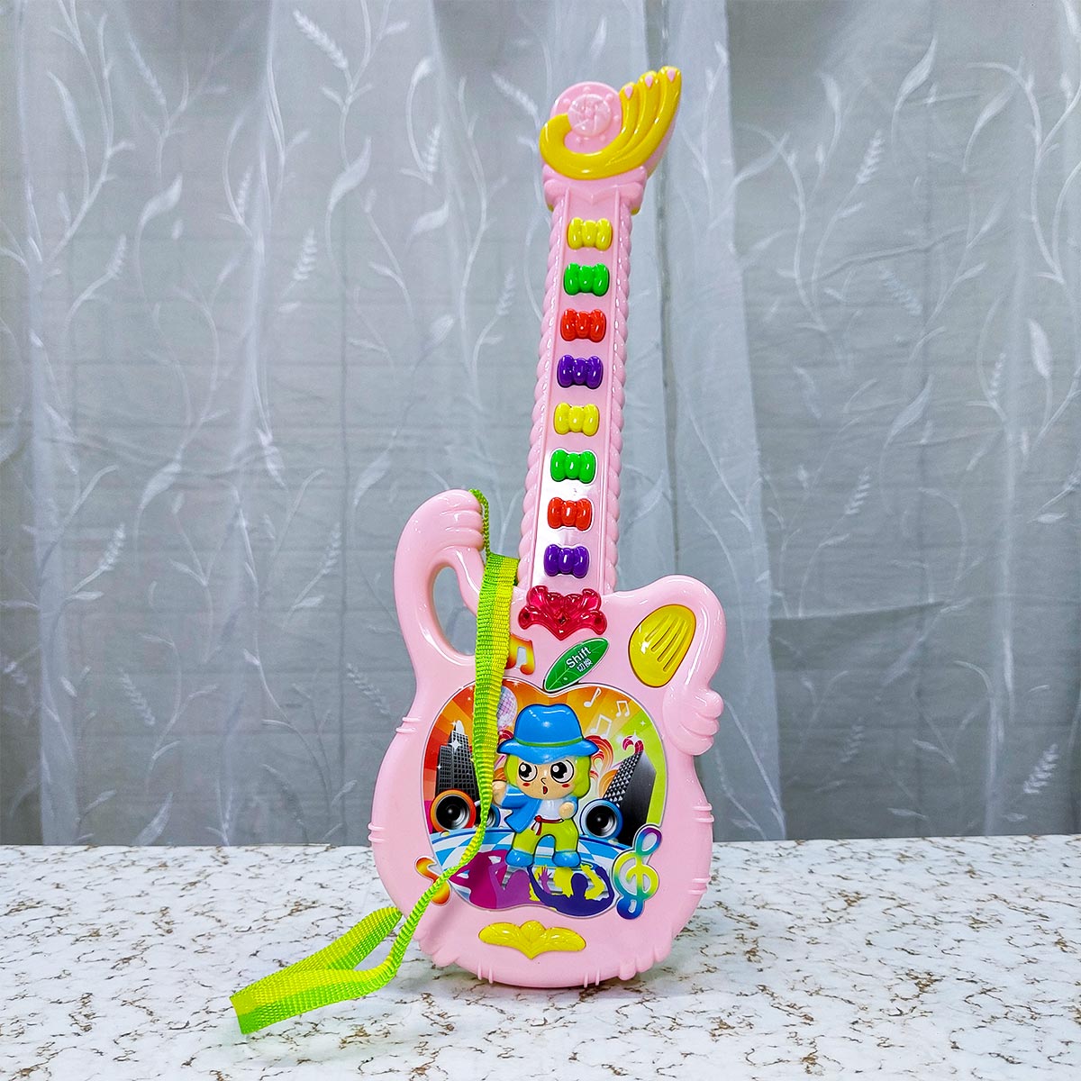 Guitarra De Juguete Luces y Sonido Niños AJ078