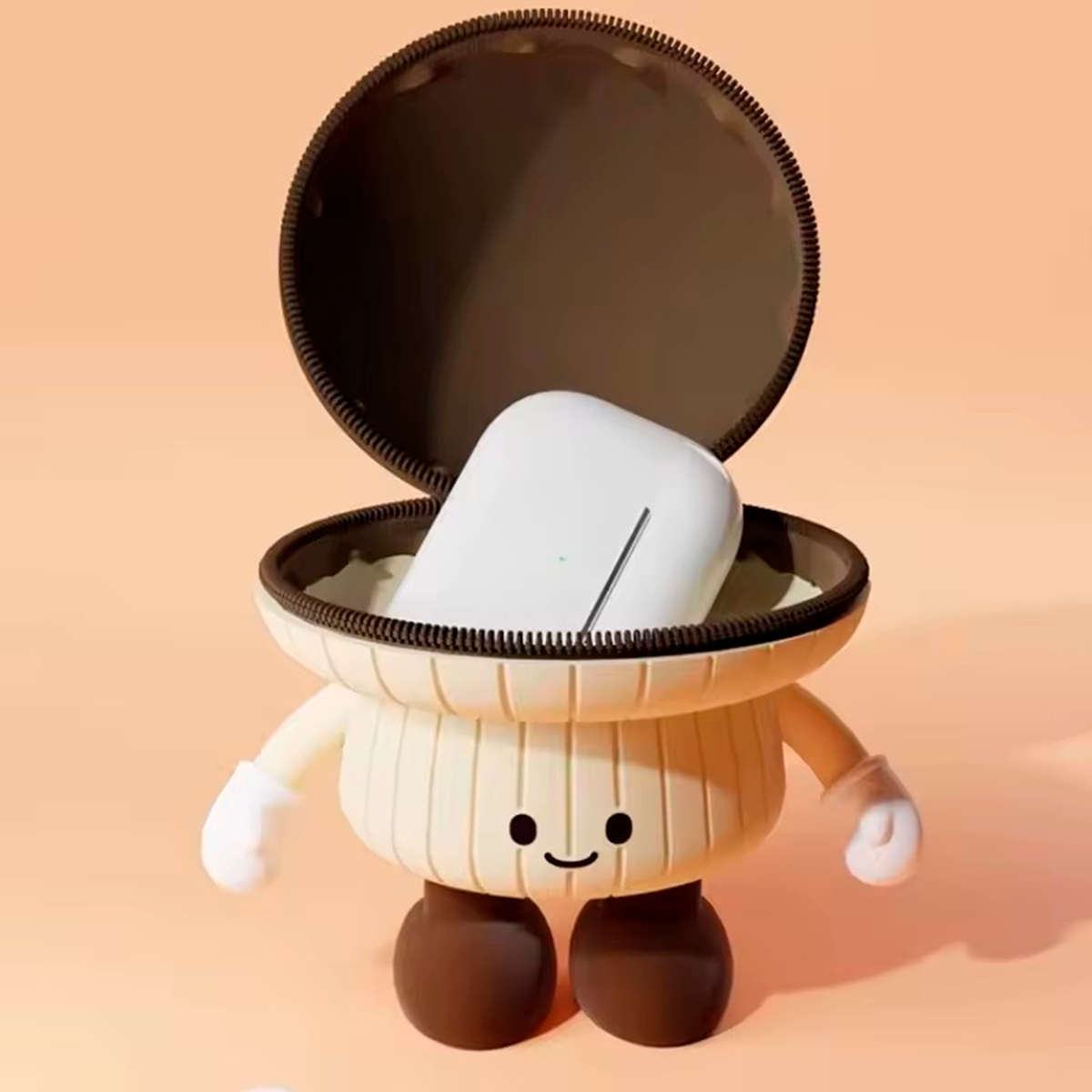 Monedero De Silicona Kawaii Comida Portaobjetos Colgante QBT133