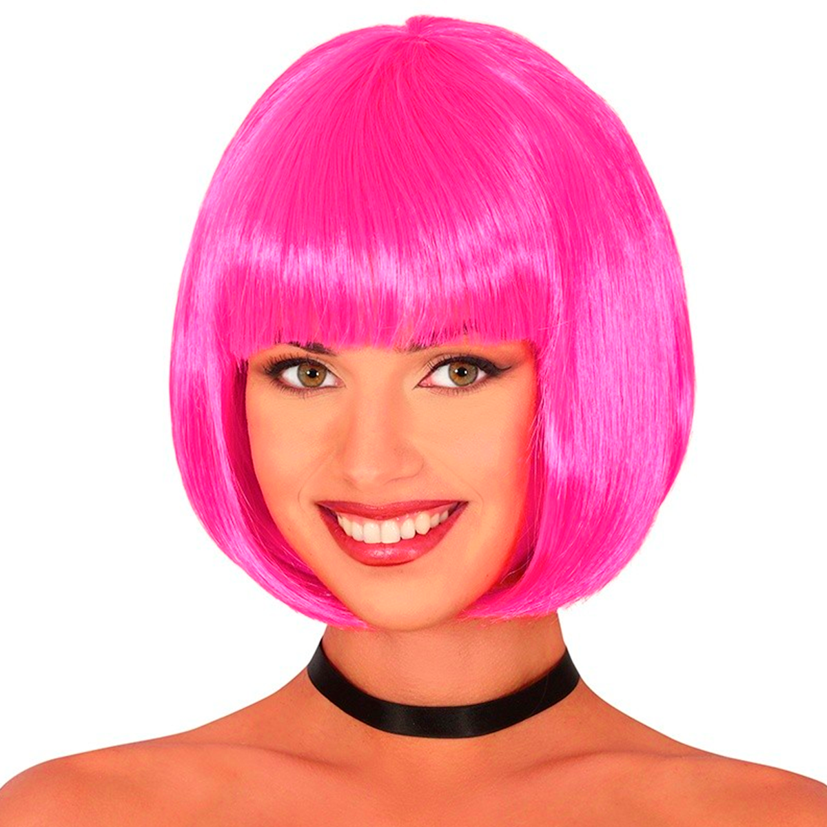 Peluca Corta Con Flequillo Fiesta Halloween Disfraces KL1027-40