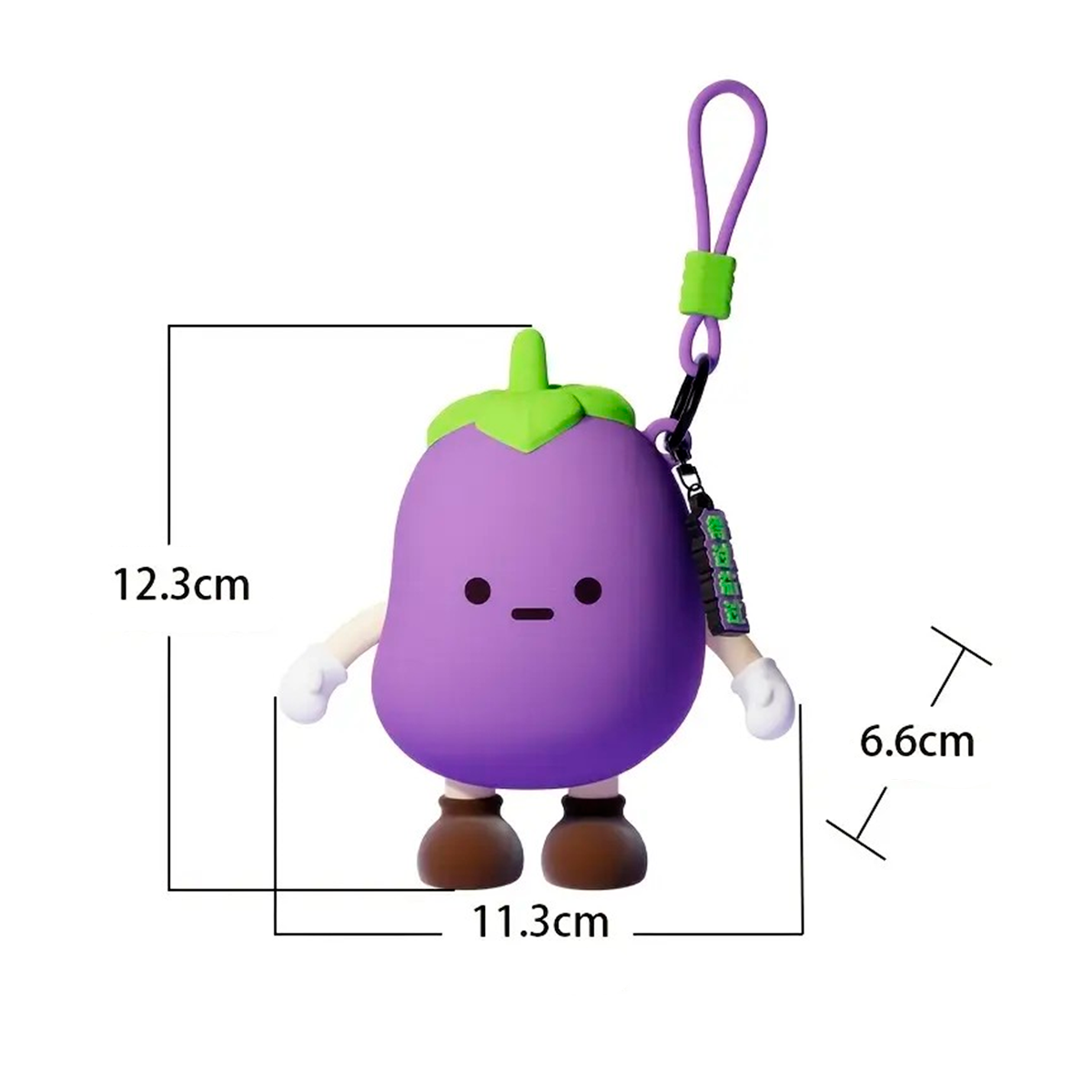 Monedero De Silicona Kawaii Comida Portaobjetos Colgante QBT133
