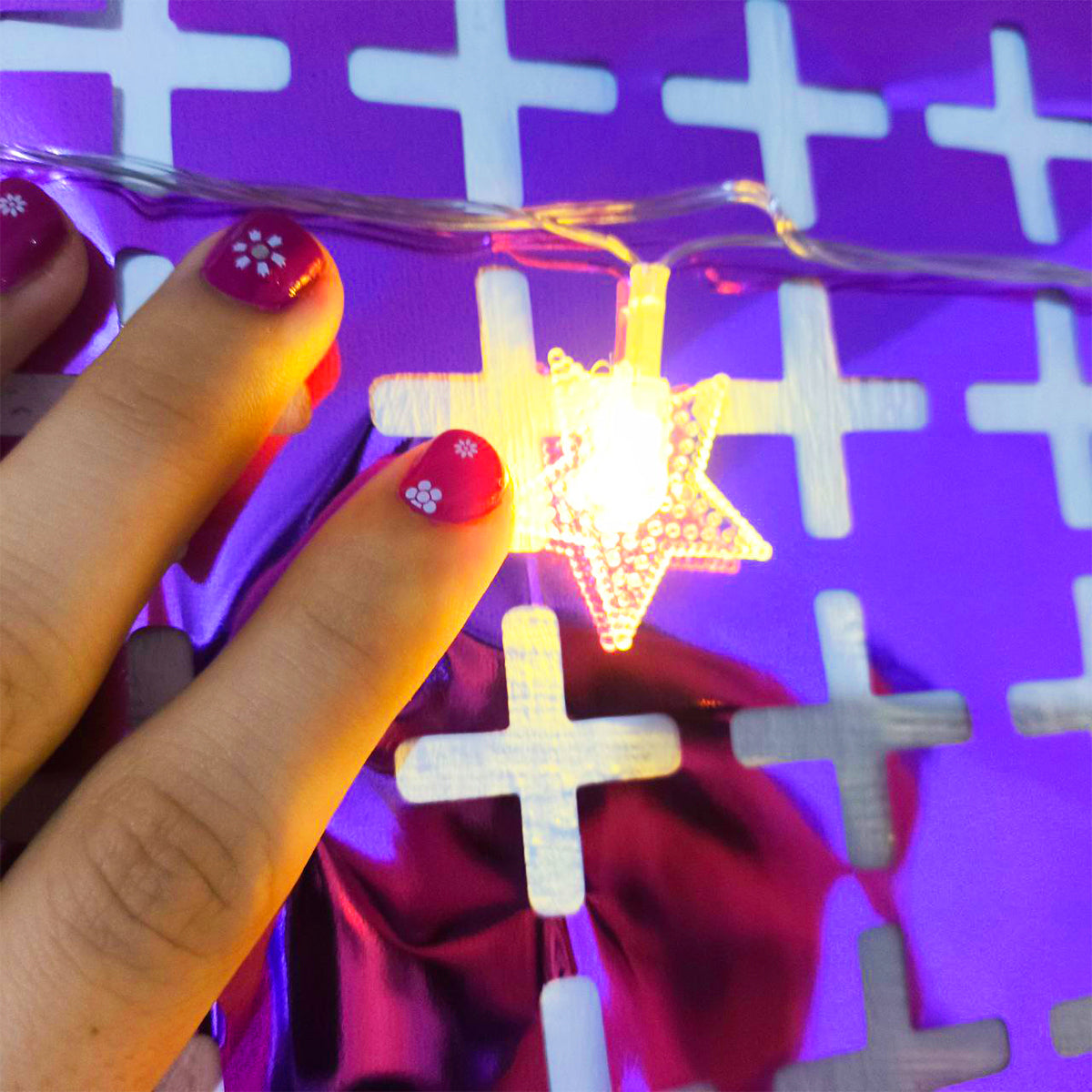 Extensión LED Estrella 3 Metros Guirnalda Decoración Luces Navidad A3103