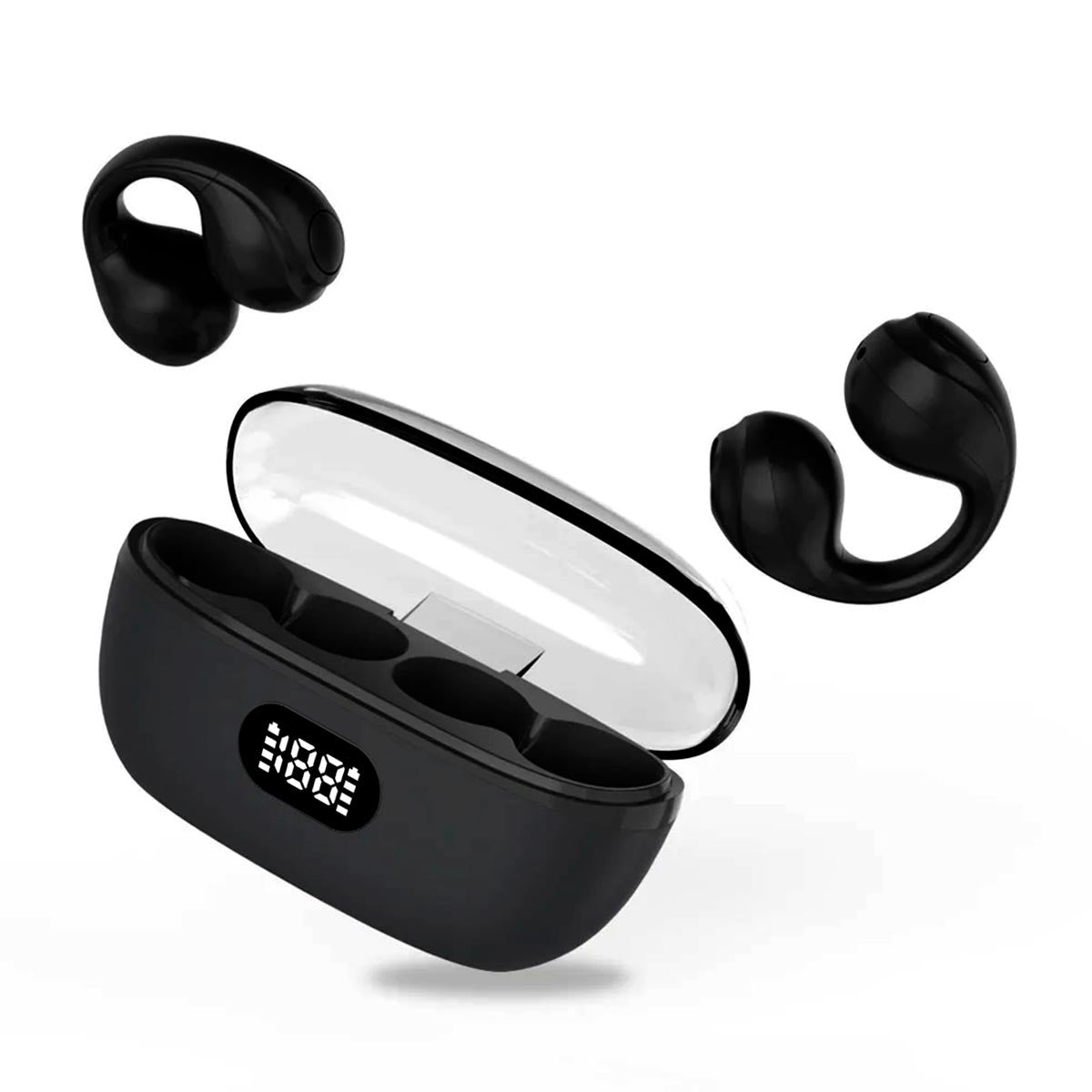 Audífonos Inalámbricos Clip-On Estuche De Carga F50