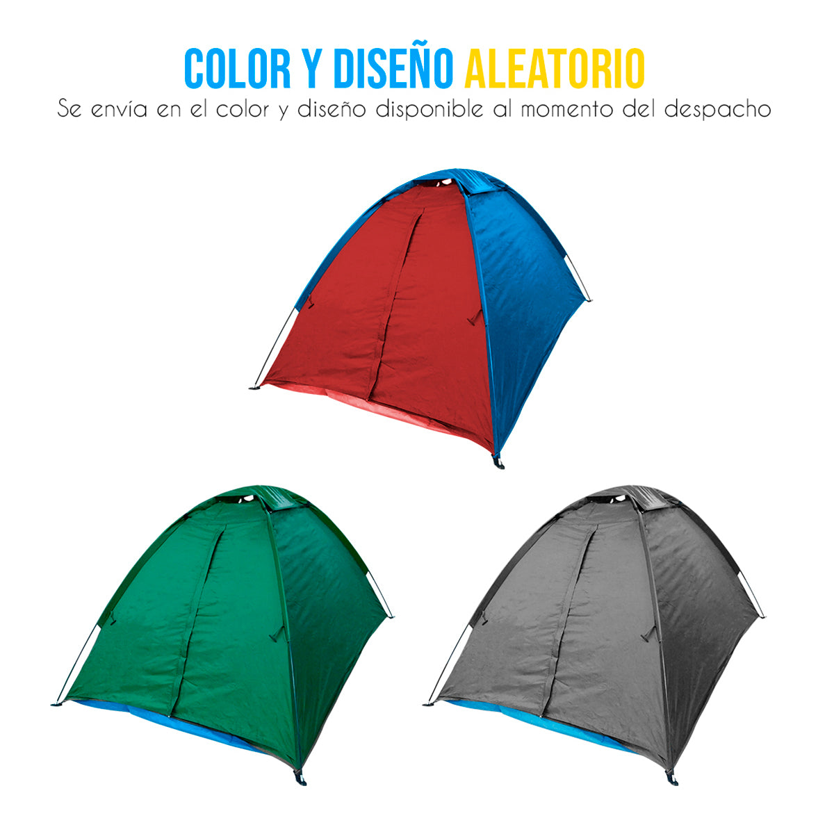 Carpa Camping Semi Impermeable 2 Personas DC1397