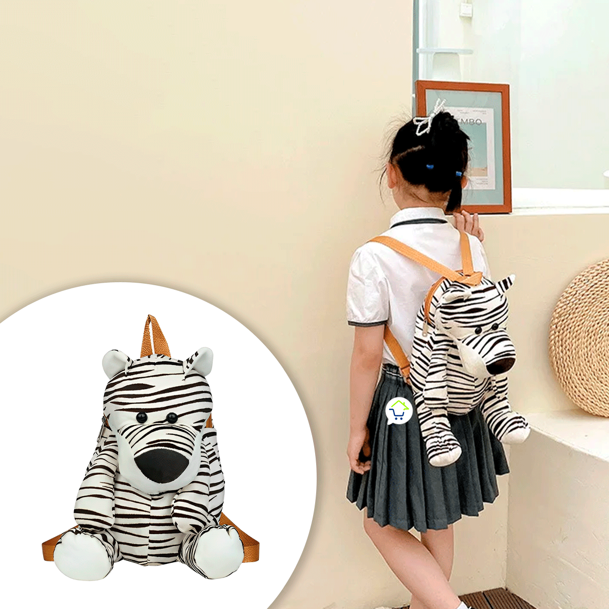 Bolso De Animales Suave y Adorables De Felpa Para Niños BAS