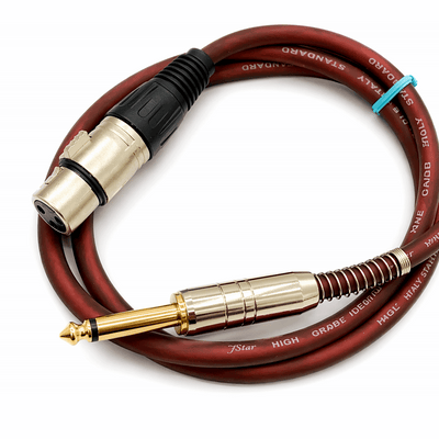 Cable Para Micrófono XLR Hembra a Plug 6.35 mm EDK-04-522