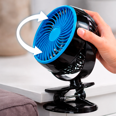 Ventilador Portátil Recargable USB con Clip y Base Ajustable L241-070